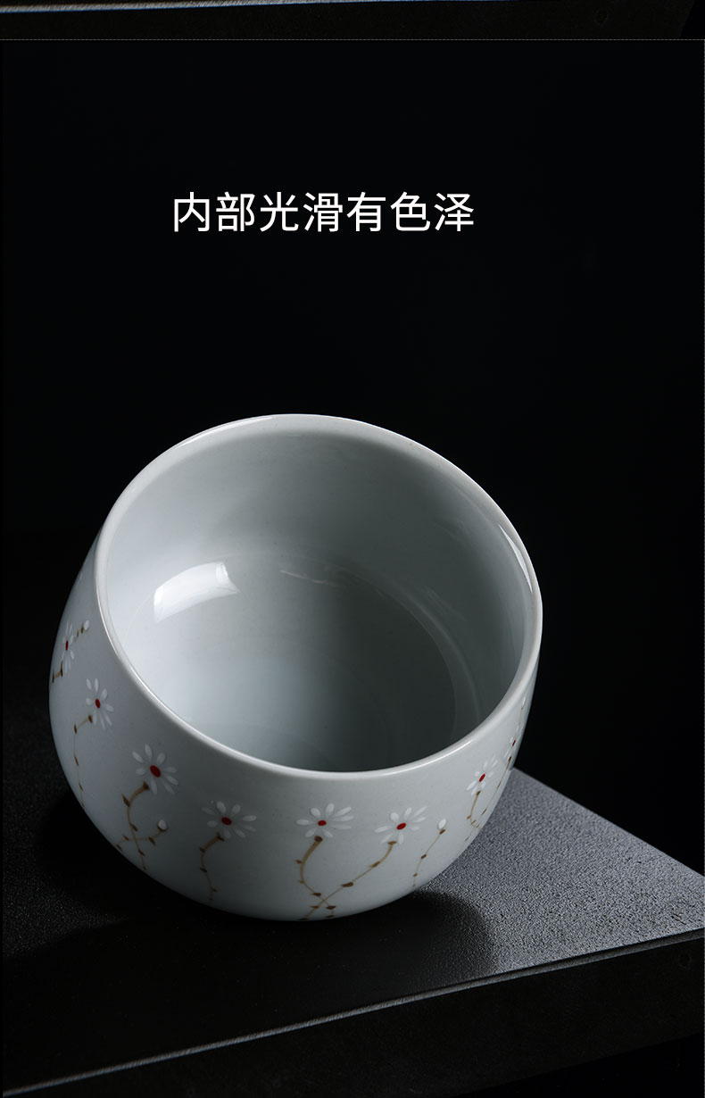 Old at restoring ancient ways, ceramic hand - made tea Japanese hot water jar to build large bucket bath fittings of kung fu tea set