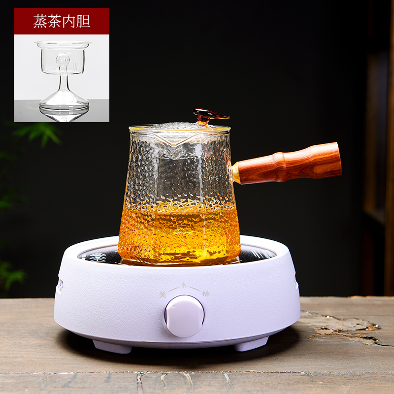 Old glass curing pot at the grid TaoLu boiled tea machine household teapot heat resistant high temperature steaming kettle tea stove