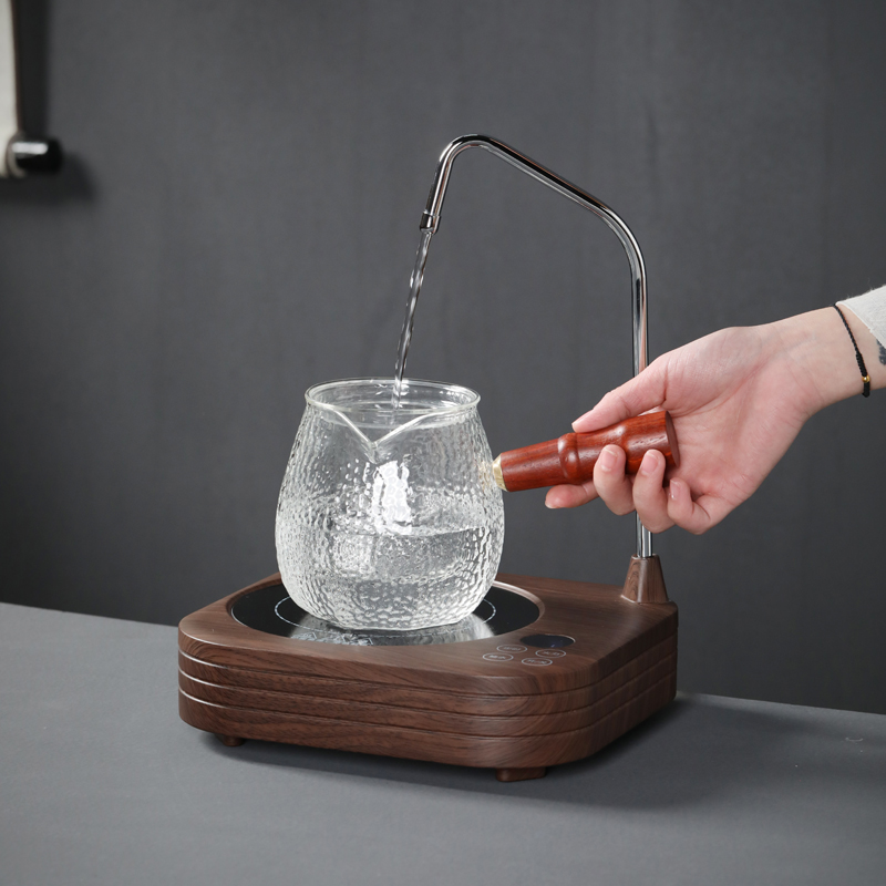 Old &, automatic hydropower TaoLu home cooked tea stove hammer side put the pot of tea, kungfu tea set