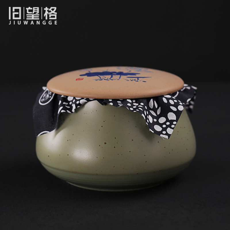 Old at restoring ancient ways, coarse pottery deposit ceramic POTS small caddy fixings kung fu pu 'er tea storage tanks in bulk POTS