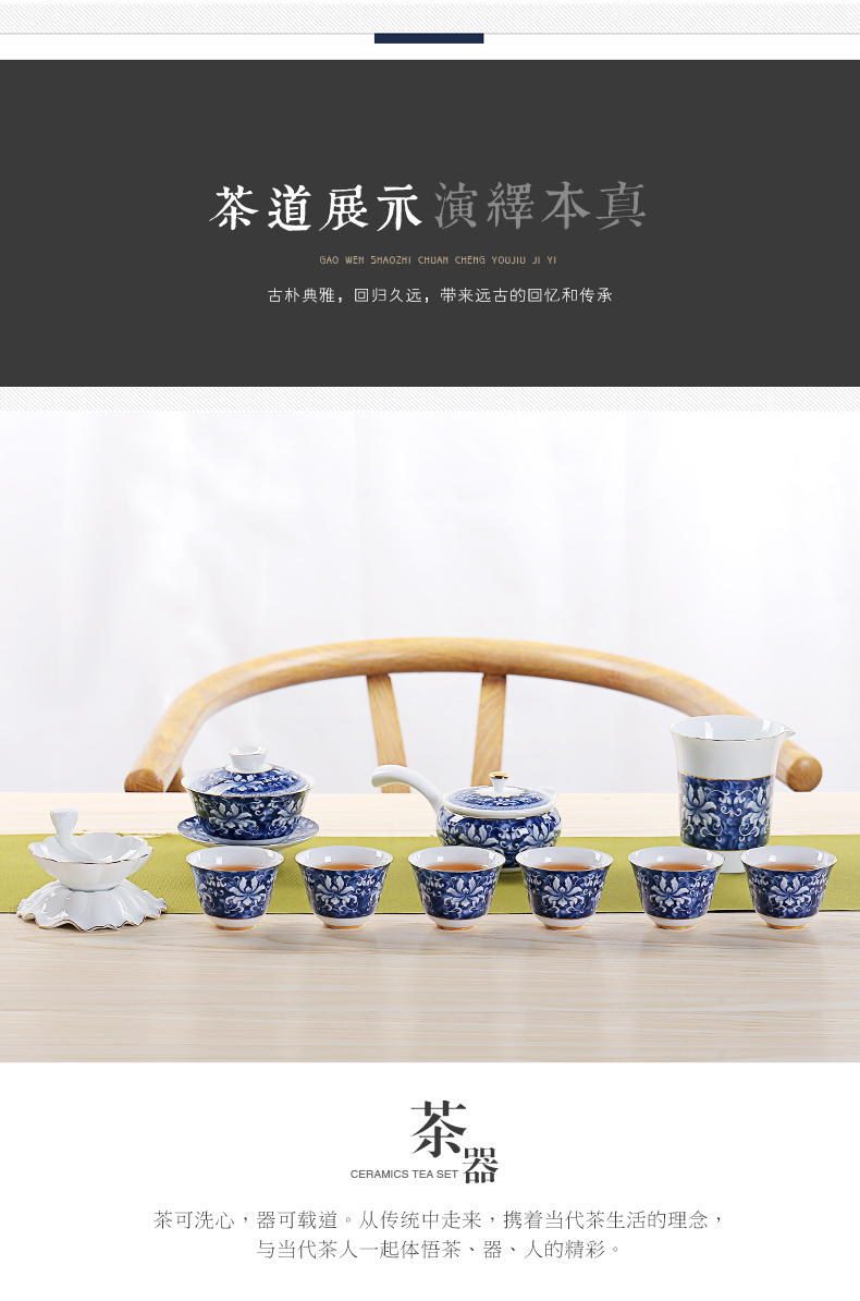 & old, blue and white porcelain paint tureen ceramic three only three of the bowl cups white porcelain to use home tea bowl of tea cups