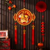 2026 Новогодние украшения Новый год Лошади Новая удача Дверная подвеска Весенний фестиваль Новогоднее праздничное входное атмосферное украшение Подвесное украшение