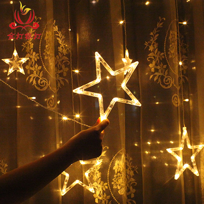 Gold Lamp Silver Lantern Christmas Decorations Led Warm White