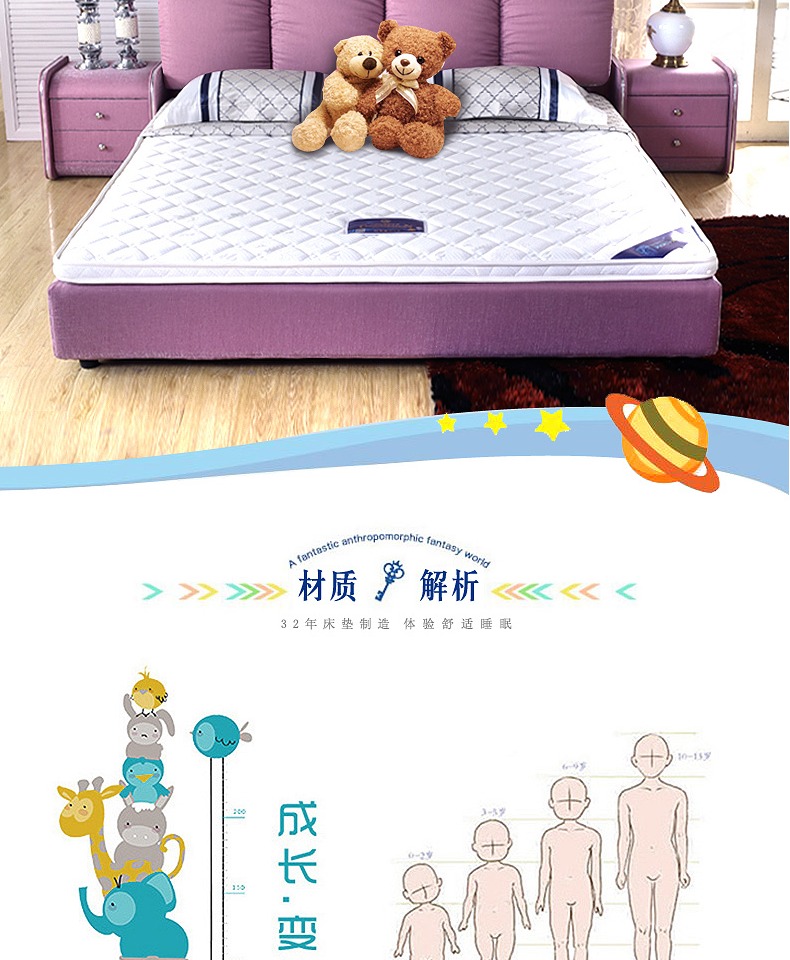 Nệm thương hiệu Wanli Great Wall rất cứng và thân thiện với môi trường, thảm cọ dừa, giường 1,2 m, kinh tế trẻ em, thảm gấp tùy chỉnh - Nệm nệm gấp 1m6