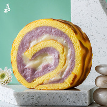 Qianchajia tiger skin roll mochi taro puree meat floss cheese box cake small bread sauce a lot of desserts snacks cheese