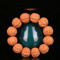 Authentic Mentougou Wenplay Qiuzi boutique wild round olive core short pile pecan mens bracelet