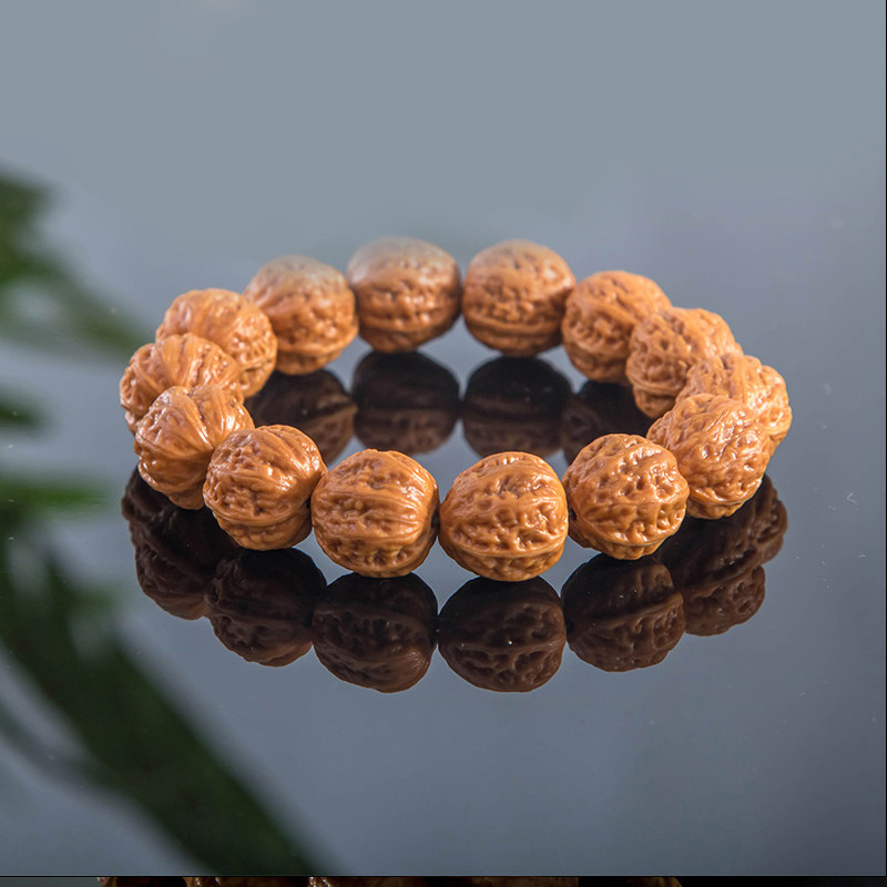 Belle Wen plays pure wild Yellow Pijing Eight-edge short pile thick and small flame veins good boutique handstring 15mm-Taobao