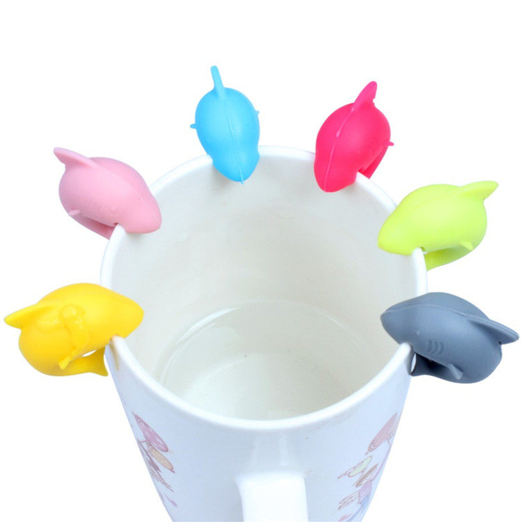 New Shark Wine Glasses Marking Wine Glasses Label Silicone Shark Wine Glasses Recognizer Water Glasses LabelIng Red Wine Supplies