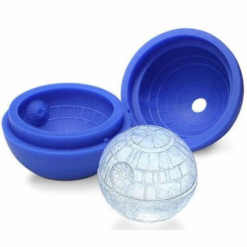 Creative Silicone Gel Interstellar Hockey Big Planet Ice die Death star wars ice mold stick ice