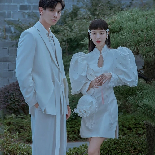 Ретро свадебное платье для влюбленных, китайский стиль