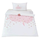 Laura Ashley Bộ đồ giường trẻ em màu hồng Hai mảnh Ballet Dancer Quilt Cover Bộ đồ giường trẻ em