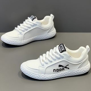 Zongcaileader新款秋季轻便软底休闲小白鞋男士运动透气网面鞋男