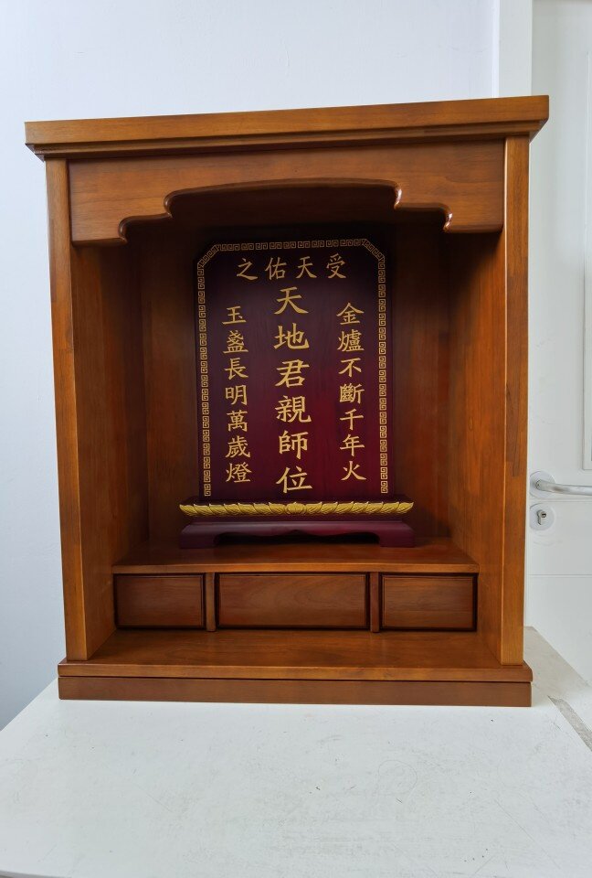 Solid wooden niche for Taiwan Shrine shrine hoist counter for the cabinet for economic modernity simple household