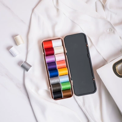 Коробка для домашней иглы много -функциональная удобная линия типа мешок с высоким содержанием хранения комплекта для хранения набор для студентов швейного ящика