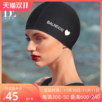 Vanderbilt Swimming Hat Women's Professional Swimming Cute Print Big Head Circumference Long Hair Large Hot Spring Set