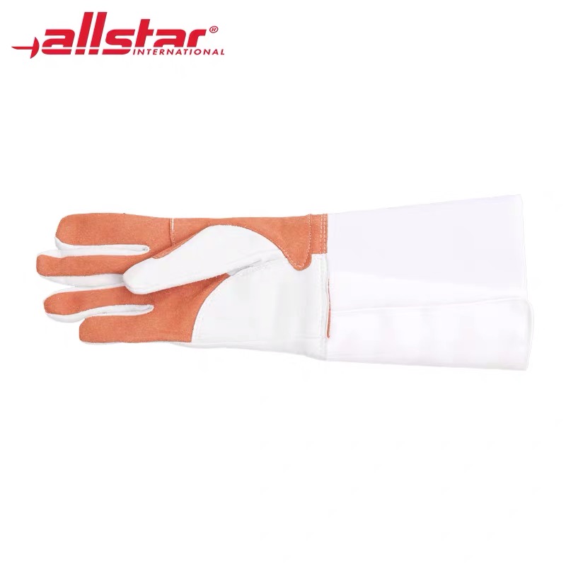 Fencing allstar regular orange white gloves