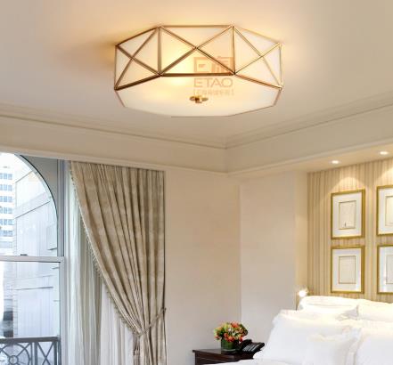 Beauty Lights Guy EDS Member Shang City All-copper American Ceiling Lights 1248-4C