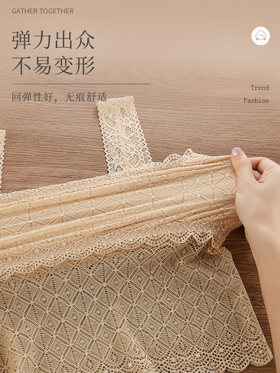 Lace camisole female sexy outer wear versatile chest-wrapped long bottoming shirt with slimming white top for women summer