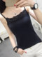 Beautiful back camisole women's inner wear with breast pads summer outer wear bottoming design niche outer wear lace tube top