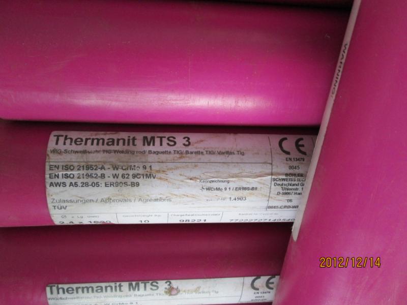 Imported German Tyson E9015 -B9 -B9 rod T91 P91 heat-resistant steel electric welding rod MTS 3 welding wire ER90S-B9