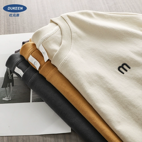 Толстовка, лонгслив, базовая приятная телу футболка, с вышивкой, в американском стиле