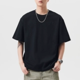 杜克恩 Хлопковая футболка с коротким рукавом, с вышивкой, в американском стиле