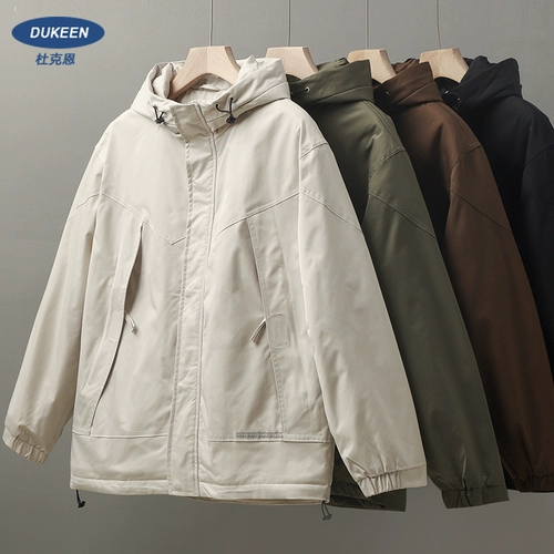 Демисезонная ветрозащитная альпинистская куртка с капюшоном, в американском стиле