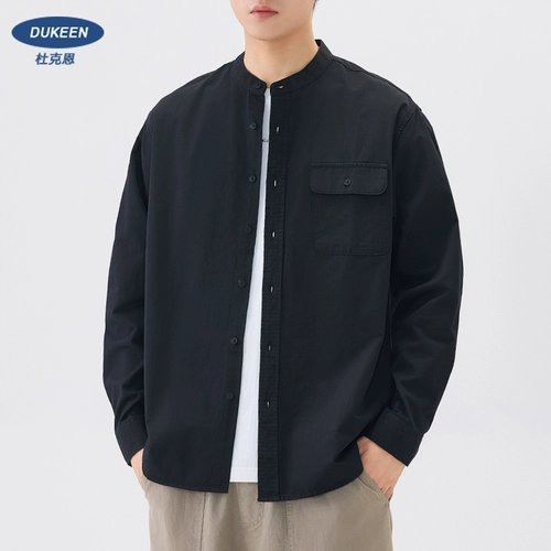 Хлопковая демисезонная рубашка, японская куртка