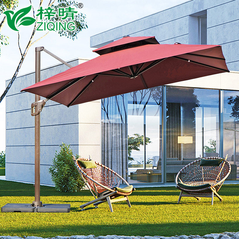 Catalsunny Outdoor Beach Umbrella Courtyard Umbrella Roman Umbrella Outdoor Umbrella Security Guard Booth Outdoor Garden Swing Stands Big Beach Umbrellas