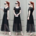 Váy hè 2019 mới phổ biến của phụ nữ phiên bản Hàn Quốc của đầm khí chất cổ tích dài đầm voan dịu dàng - Váy dài váy dài trắng Váy dài