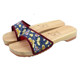 Yuanzhen wooden shoes, one-line wooden shoes, clogs, indoor wooden shoes, men's and women's wooden slippers, Chinese style wooden slippers