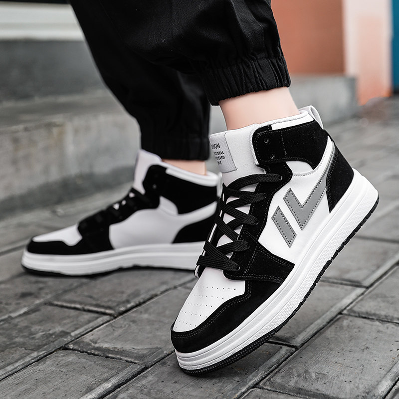 Large size men's shoes 48 high-top shoes men's 45 spring 46 men's widening plus size 47 canvas shoes men's breathable skateboard shoes