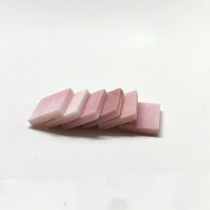 Deep pink queen shell carving piece rouge snail jewelry inlaid jewelry patch handmade necklace pendant DIY material