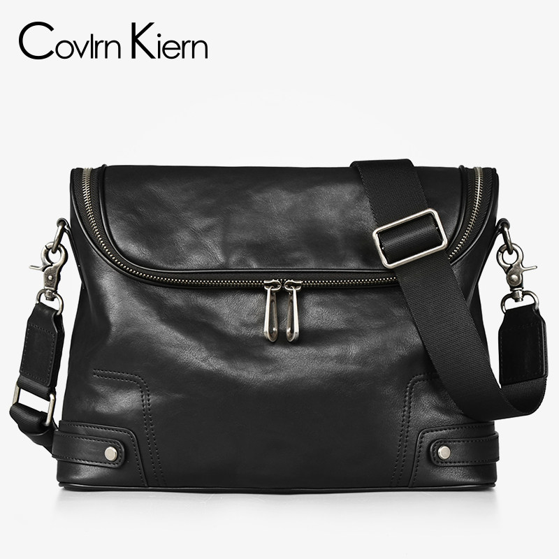CovlrnKiern2021 new single shoulder bag male casual leather man bag bag slope shoulder strand man bag ck304