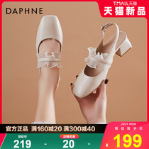 Daphne womens shoes 2022 new womens shoes 100 hitch style high heel shoes with single shoes Baotou back empty sandal women