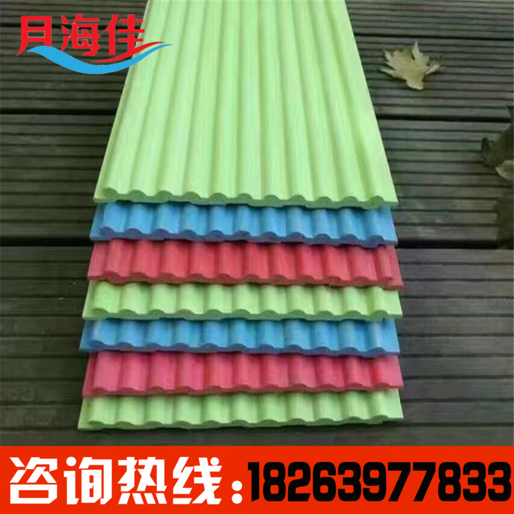 Ecological Wood 150 small round plate kindergarten anti-collision wall stickers decorative plate Wall skirt ceiling ceiling Wall small round wood semi-round plate