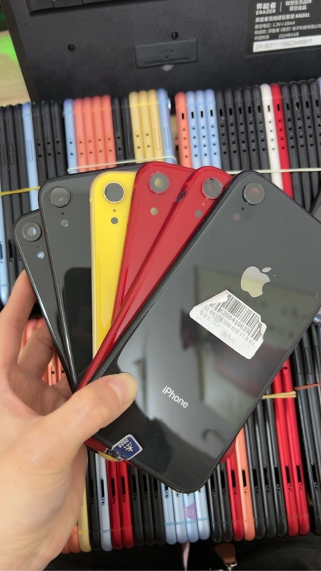 Suitable for Apple Xr Original Disassembled Case, iPhone Xr Mobile Phone Disassembled Back Cover, Middle Frame Assembly, Glass Back Shell