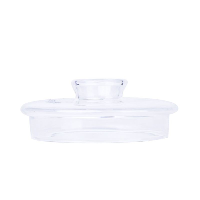 Glass cover plus kettle cover funnel plus rubber ring outer diameter 7 2 cover with water inlet cover