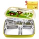 lock and lock hộp cơm giữ nhiệt Hàn Quốc Greenkeeps hộp ăn trưa trường tiểu học năm hộp ăn trưa hộp trẻ em hộp ăn trưa tấm thép không gỉ - Hộp cơm điện sưởi ấm hộp cơm điện chefman