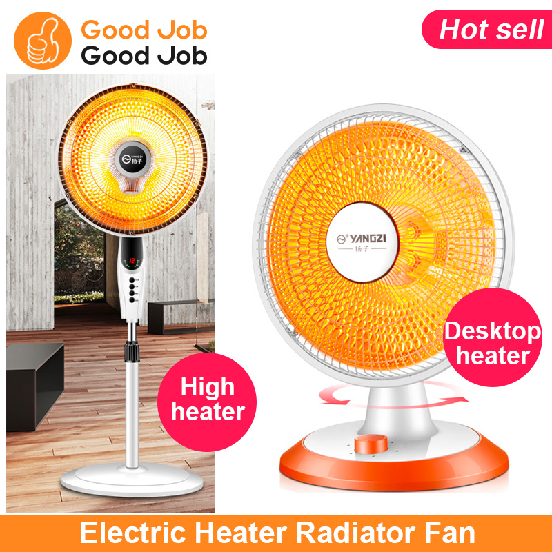 Electric Dish Sun Heater Radiator Fan Room Space Warmer