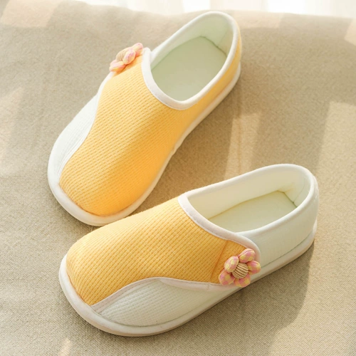 Послеродовая удобная обувь для беременных, нескользящие туфли для молодой матери, летние тапочки на липучке, осенняя, мягкая подошва