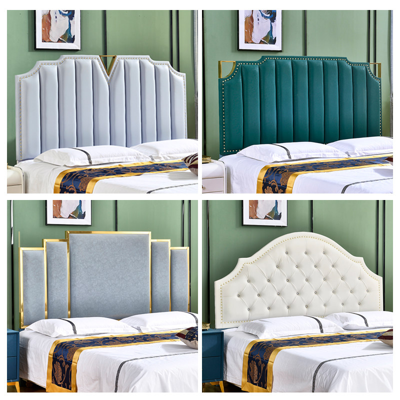 Light extravagant headboard soft bag backrest minimalist modern Nordic 1 8 m tech cloth headboard single to buy floor tatami