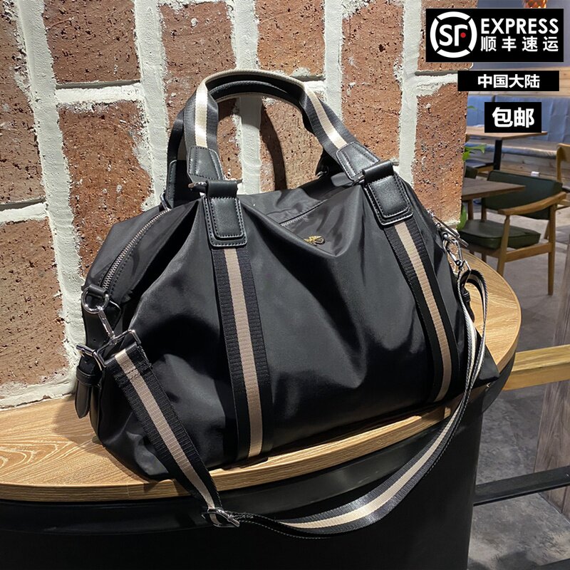 Tidal Oxford Cloth Large Capacity Short Travel Bag Folding Luggage Bags Hand Light Boarding for Swim Bag Tide men and women