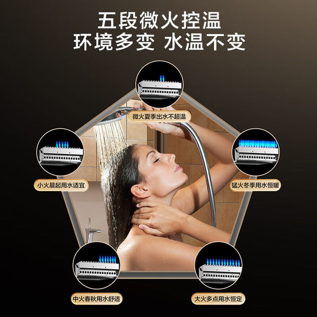 Haier Jsg31-16Ku3Fpxcu1 Gas Water Heater with Fully Enclosed Stable Combustion Chamber, Balanced and Silent