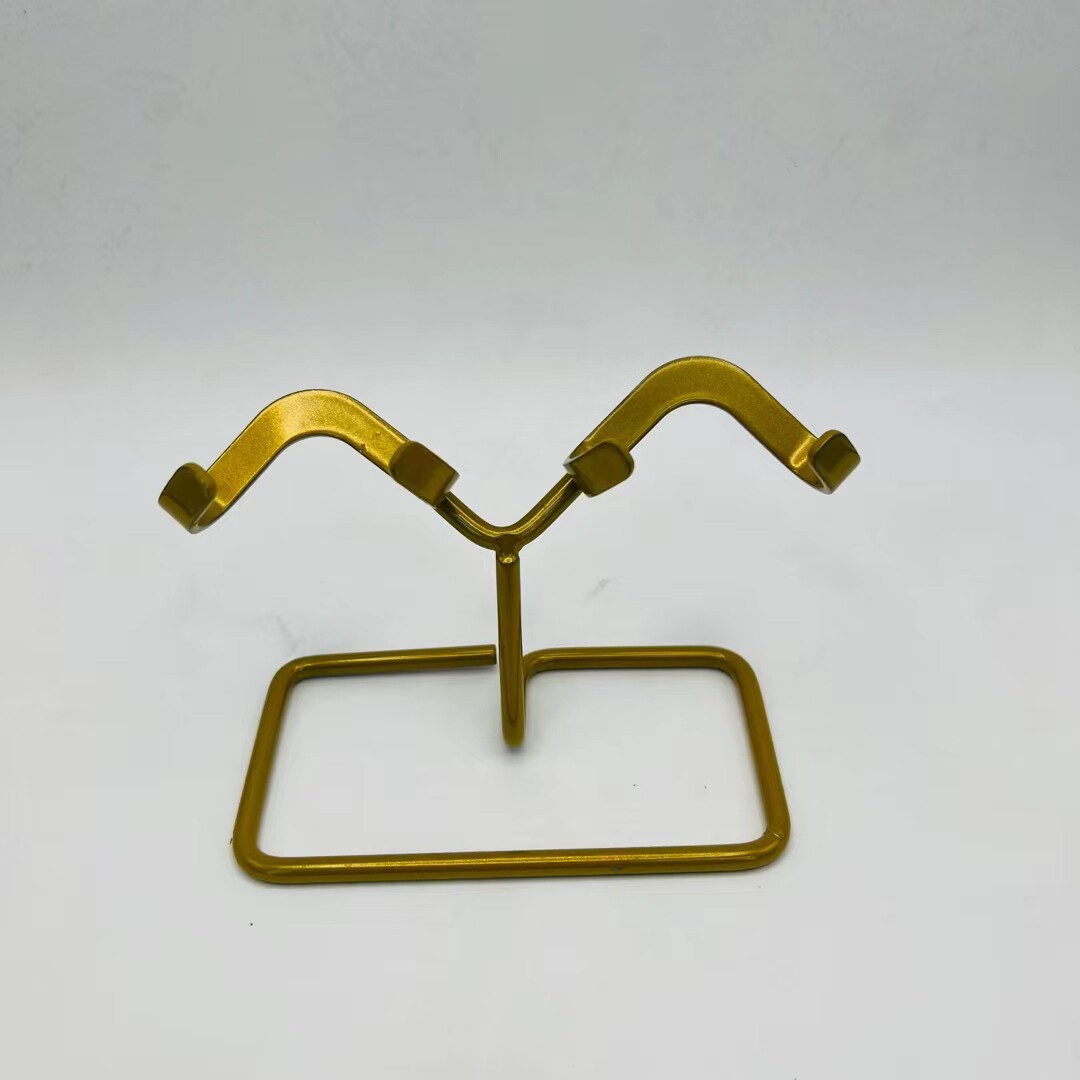 Double Loving Crystal Raw Stone Quarry heart-shaped crystal agate sphere shows metal base bracket sub-Taobao