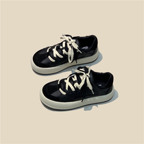 Strong new push retro - large headboard shoes and clown shoes 2022 new niche real leather leisure thick underground shoes