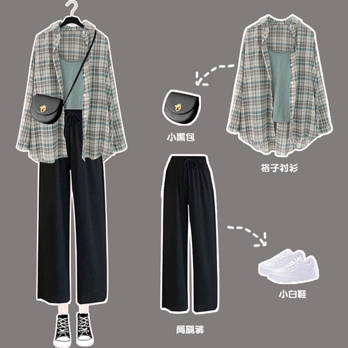 Осенний комплект, штаны, модная рубашка для отдыха, в западном стиле, эффект подтяжки