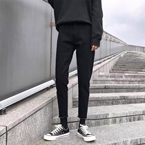 South Korea 2020 Spring and Autumn New loose jeans women carrot pants high waist thin stretch nine feet Haren pants