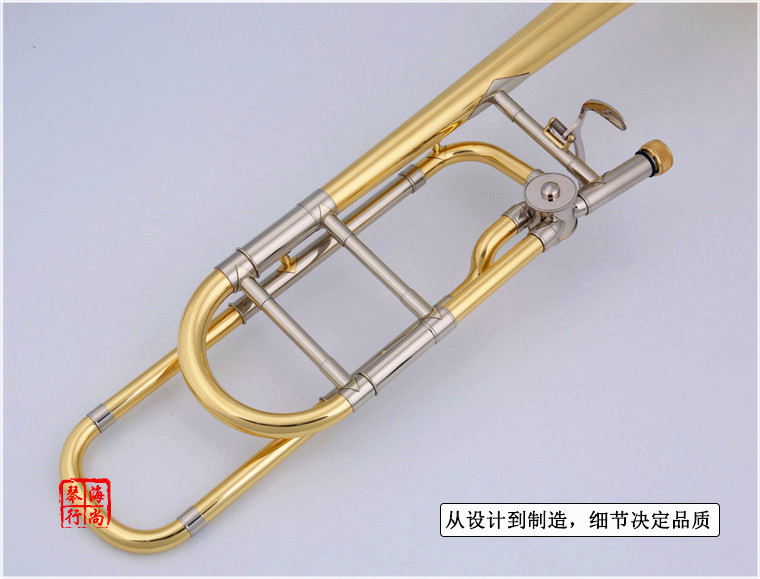 Nhật Bản Jiuye KUNO KTB-991 Giai điệu trombone Đồng trắng kéo ống B nhạc cụ phẳng - Nhạc cụ phương Tây guitarbadon