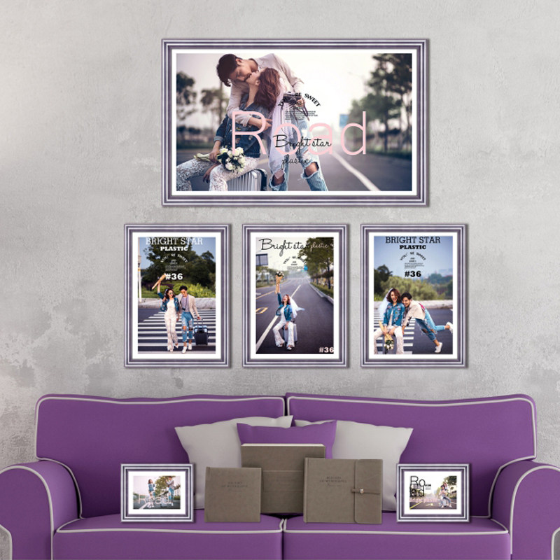 European-style photo frame table simple 5 inch 6 inch 7 inch 8 inch 10 inch 12 inch A4 wall wedding dress creative plus washing photo frame